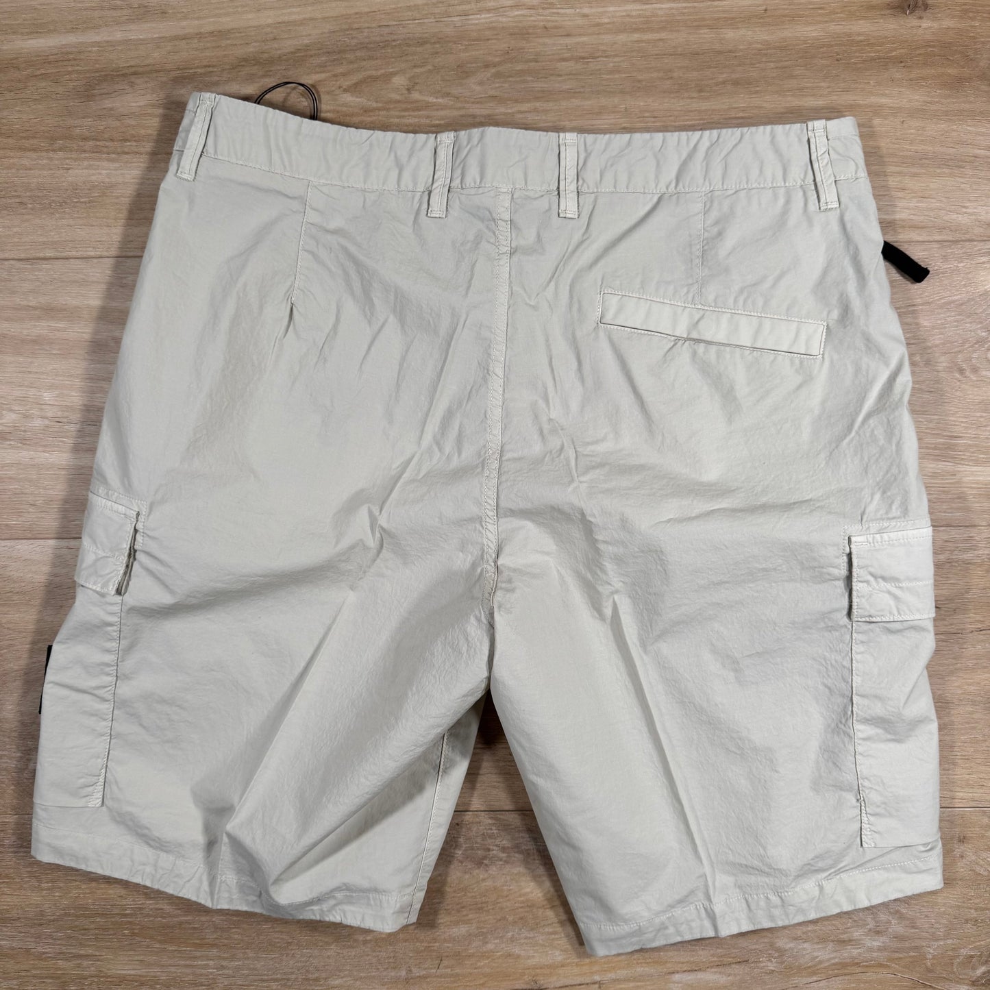 Stone Island Stretch Tela Cargo Bermuda Shorts in Sand