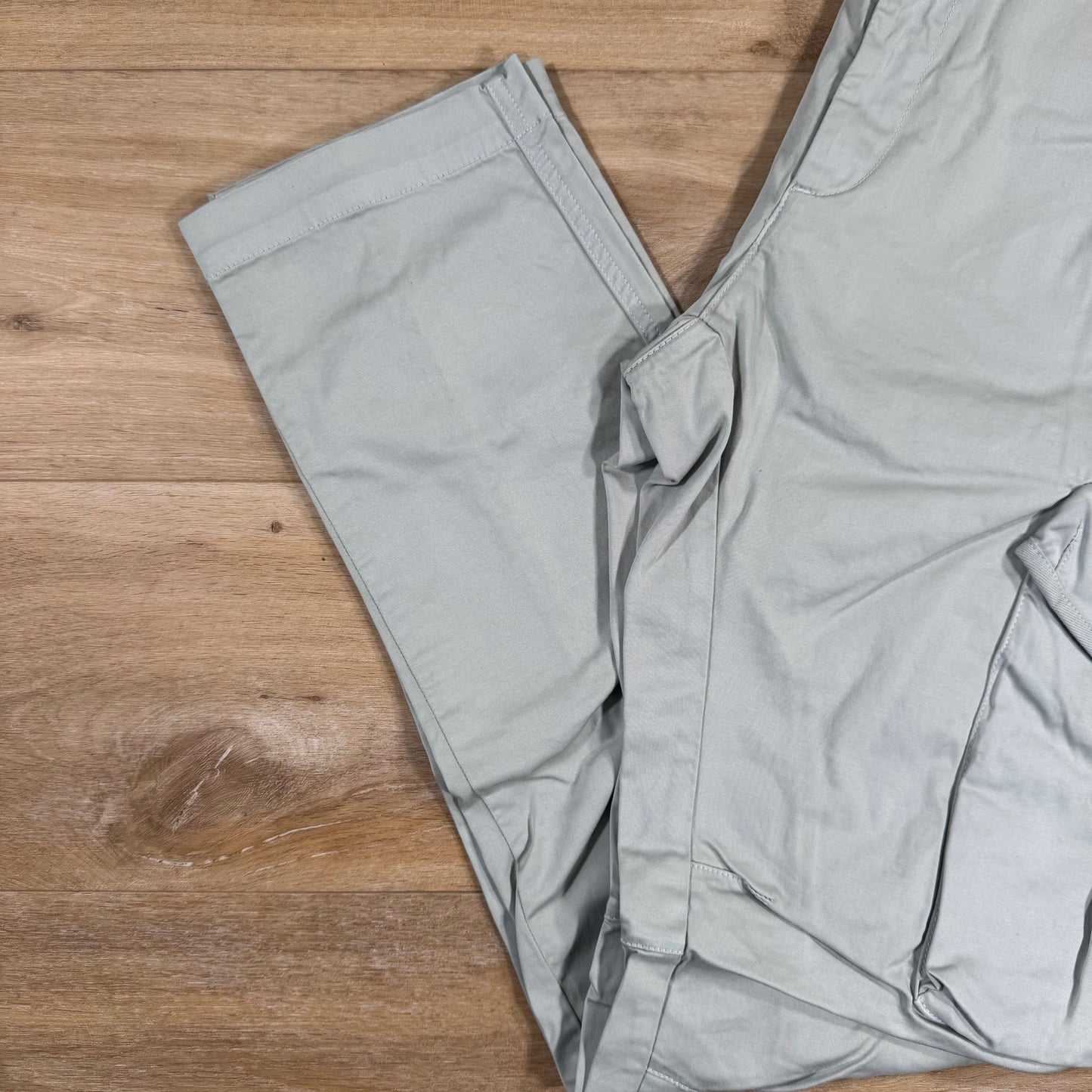 CP Company Stretch Sateen Utility Cargo Lens Pants in Blue Fox - Grey