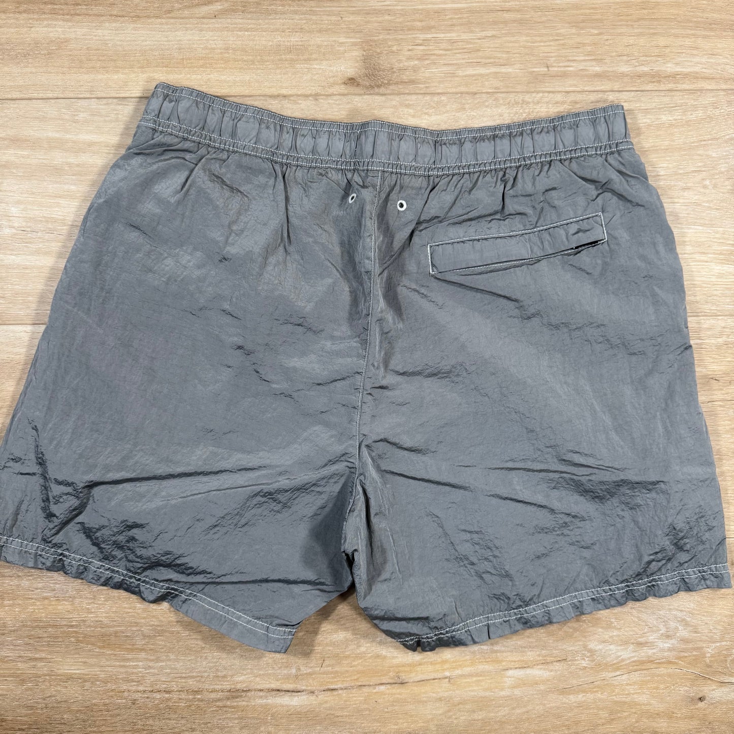 Stone Island Nylon Metal Swim Shorts in Pearl Grey