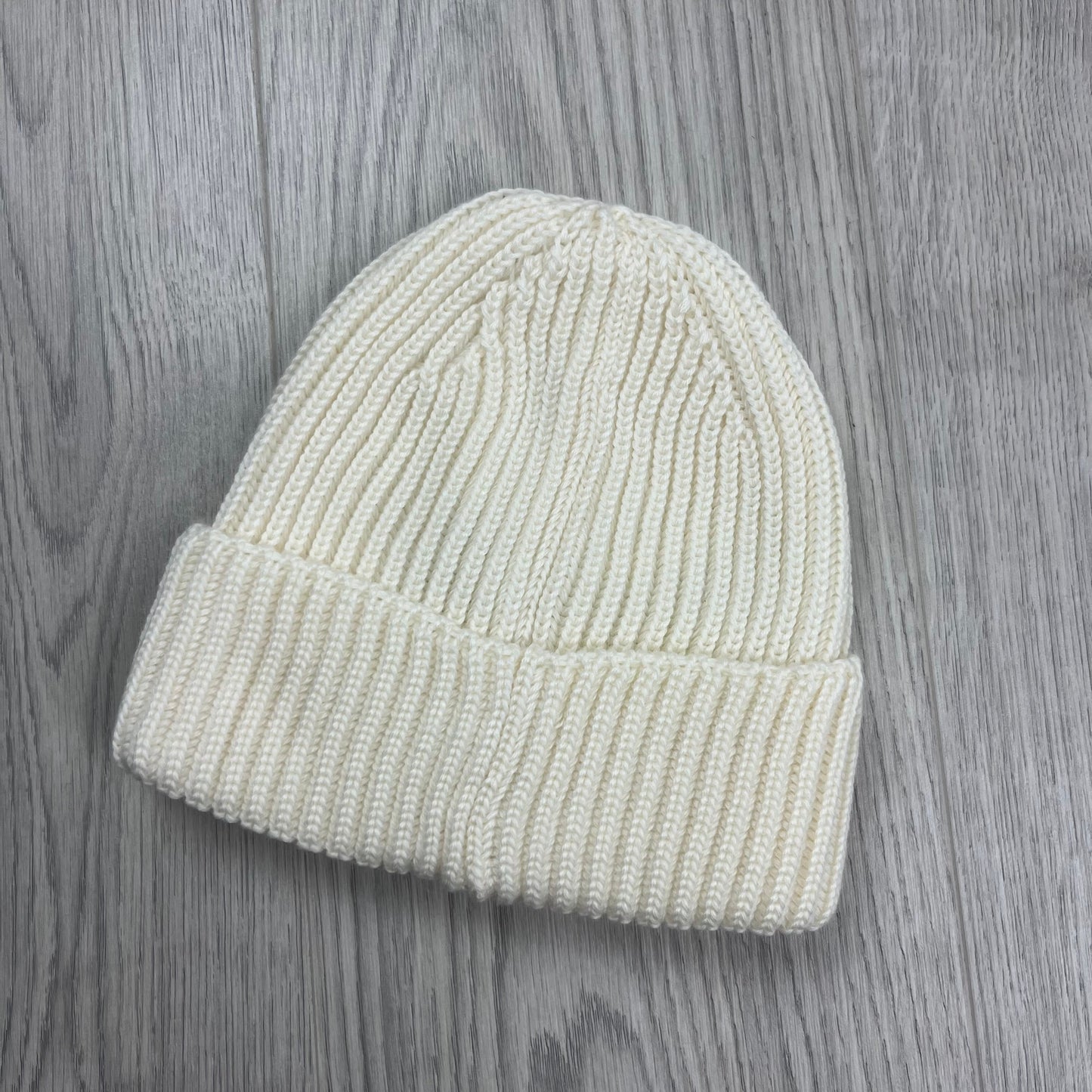 CP Company Lens Beanie - White