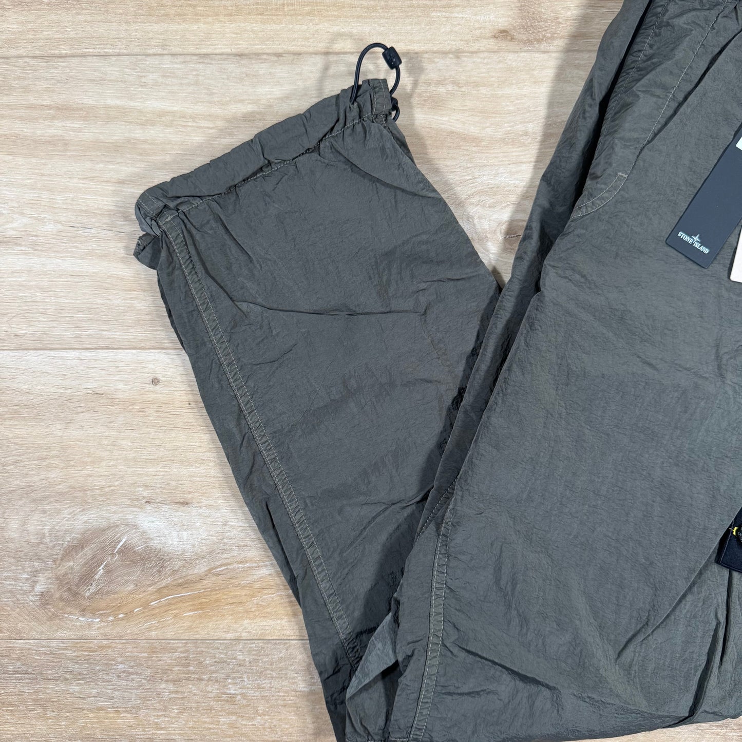 Stone Island Nylon Metal Pants in Military Green with Nylon Mesh Lining