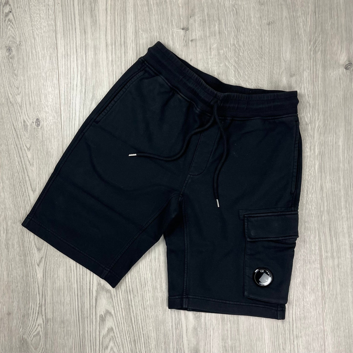 CP Company Raised Fleece Tracksuit - Black