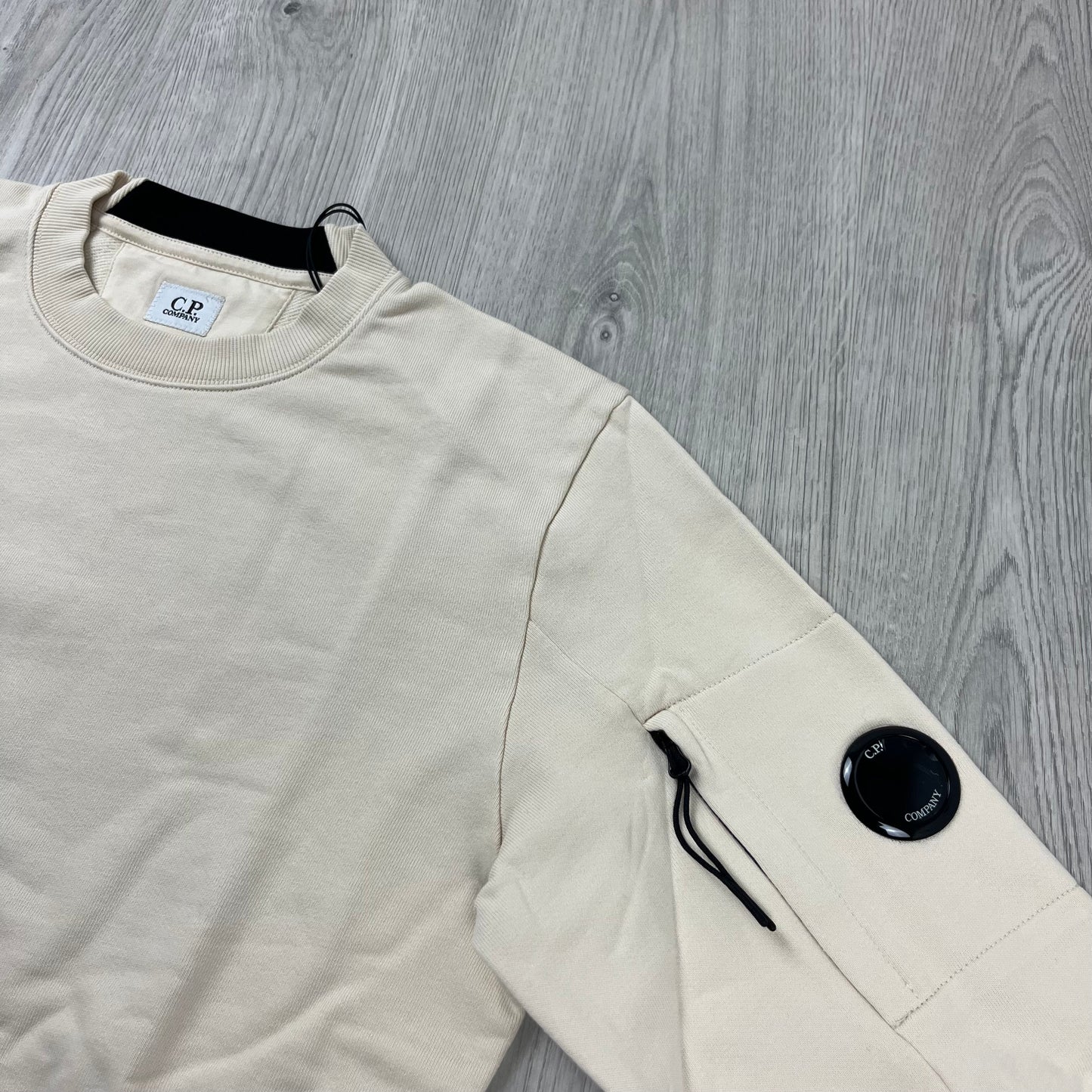 CP Company Raised Fleece Sweatshirt - Pistachio Shell