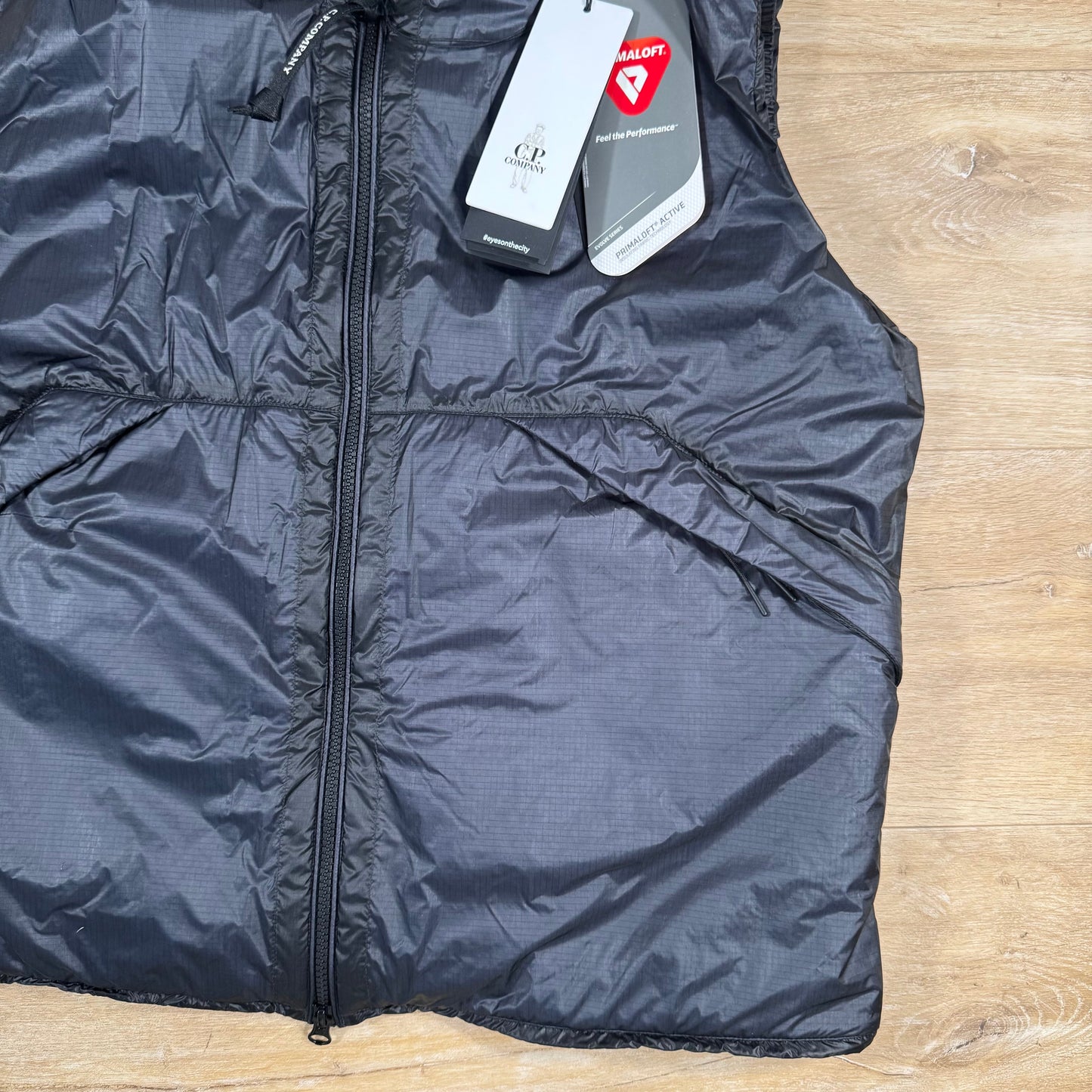 CP Company Nada Shell Primaloft Goggle Vest in Navy