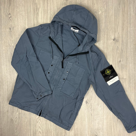 Stone Island Supima Jacket - Avio Blue