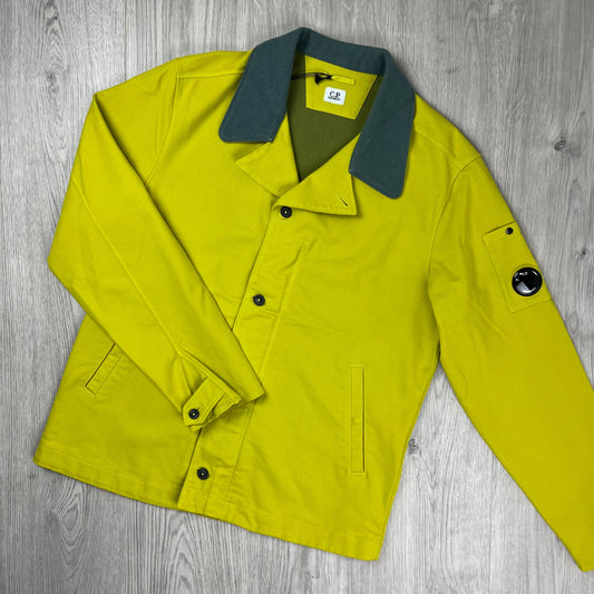 CP Company Co/Ny Satin Jacket - Green Sheen