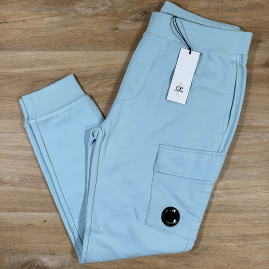 CP Company Diagonal Raised Sweatpants in Starlight Blue