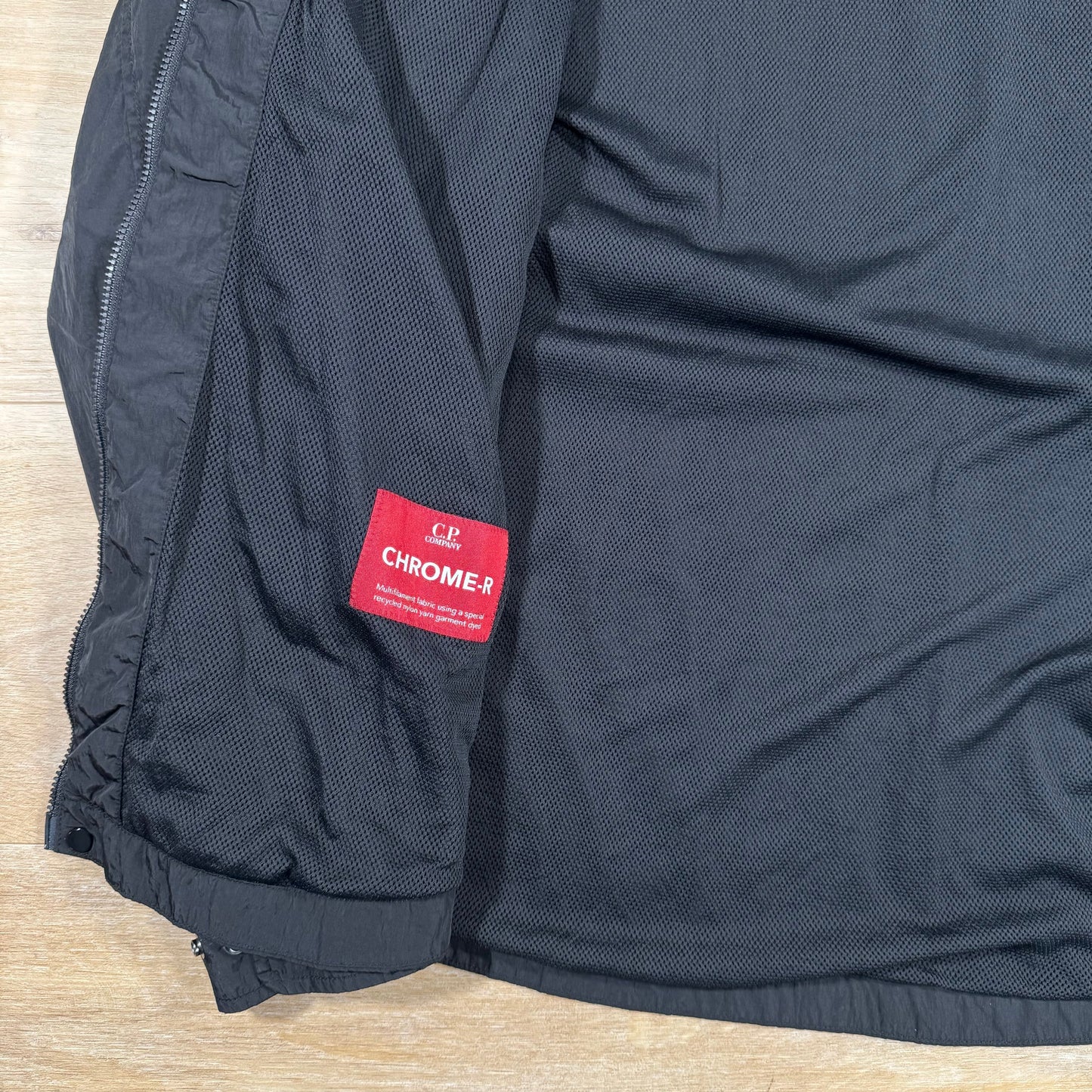 CP Company Chrome-R Lens Overshirt in Black