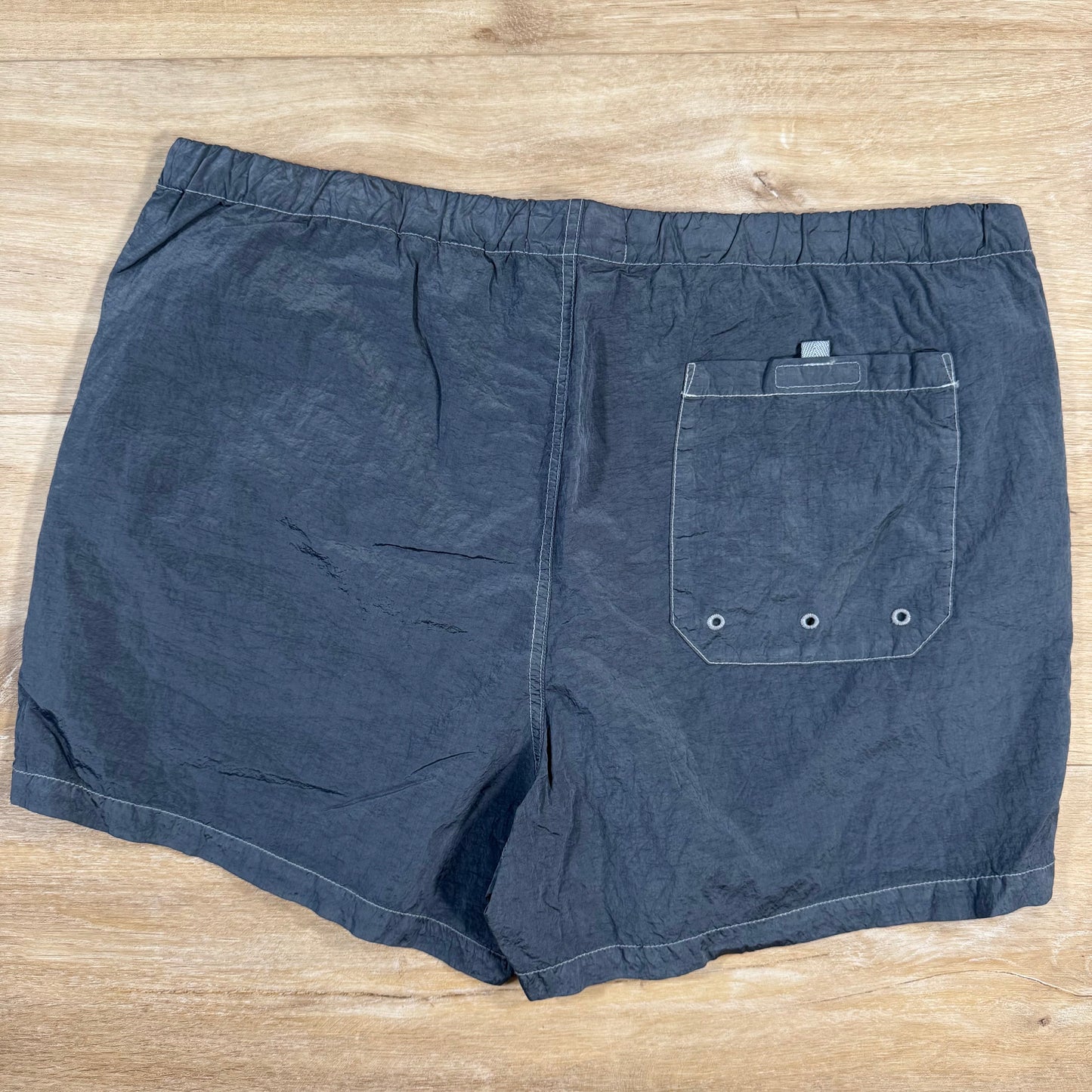 Stone Island Nylon Metal Button Swim Shorts in Avio Blue