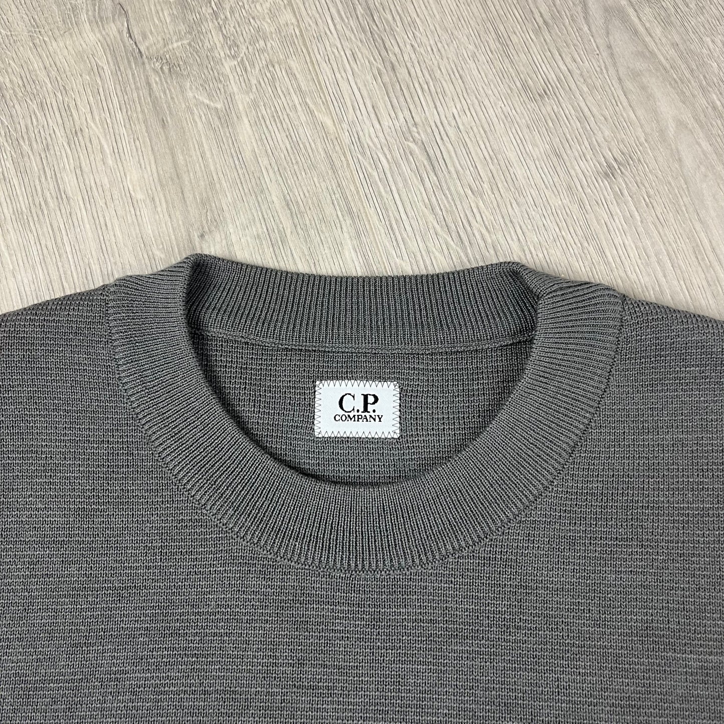 CP Company Knit Sweatshirt - Gunmetal