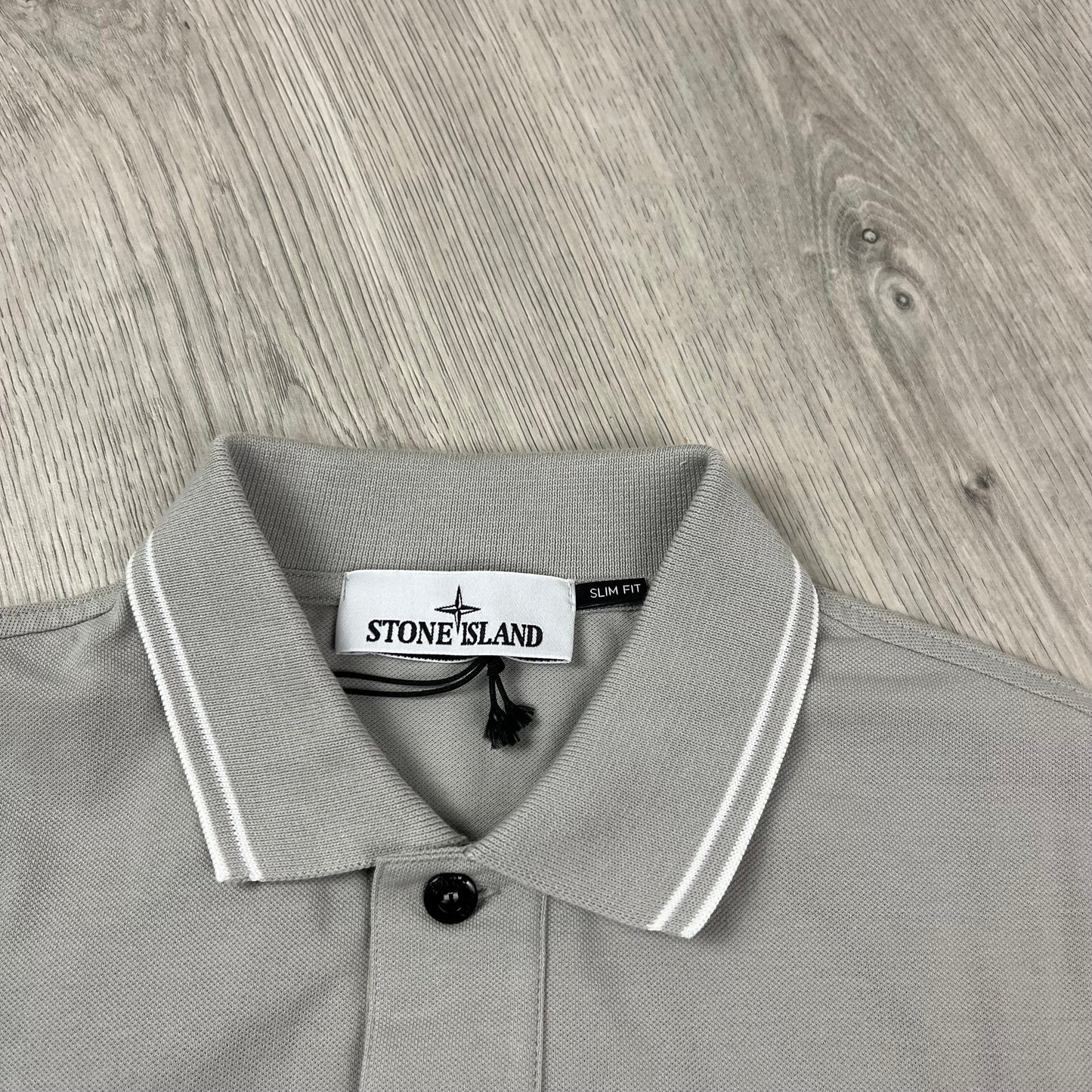 Stone Island Patch Polo Shirt - Grey