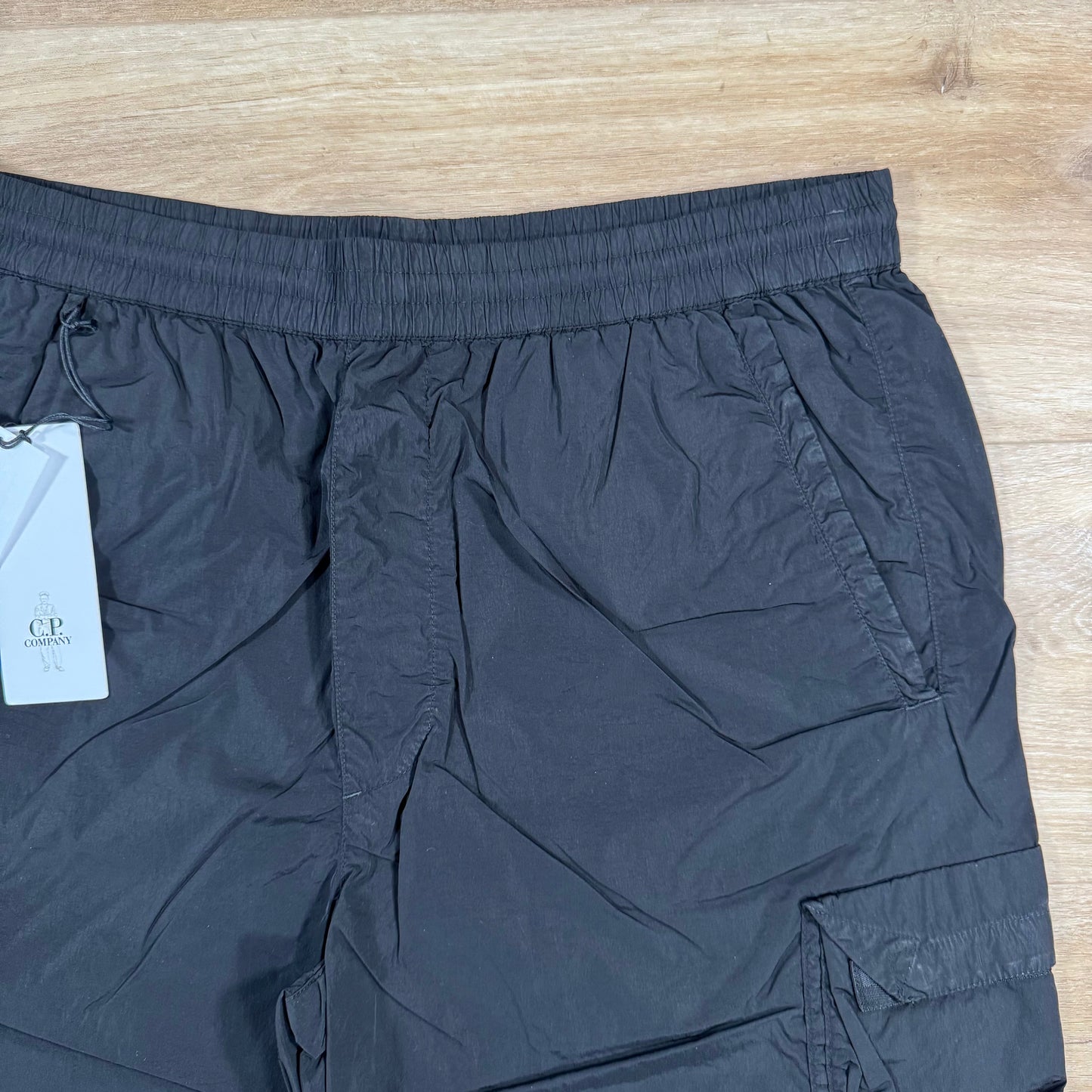 CP Company Chrome-R Cargo Shorts in Black