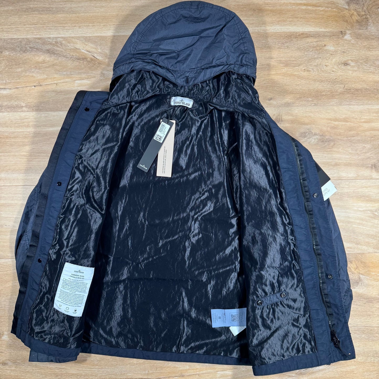 Stone Island Crinkle Reps R-NY Jacket in Navy