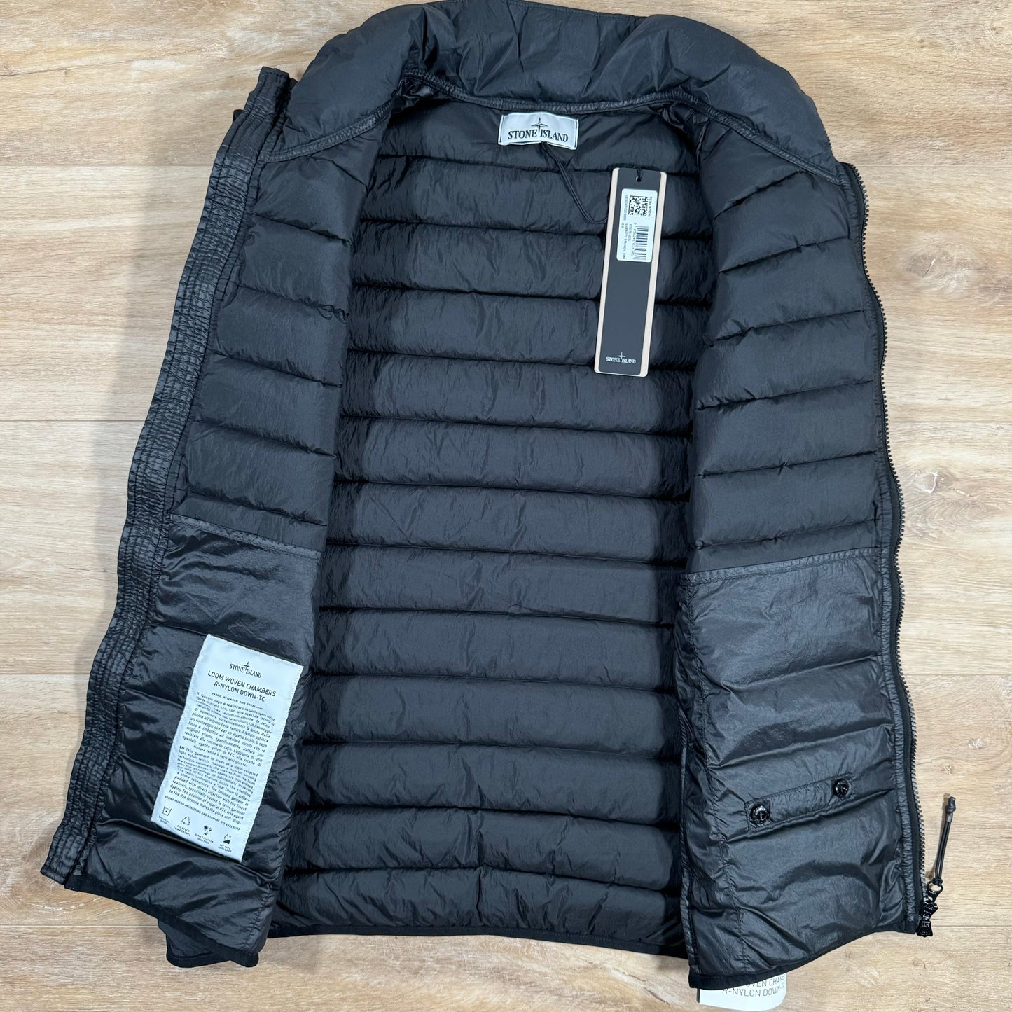 Stone Island Nylon Down-TC Vest in Black