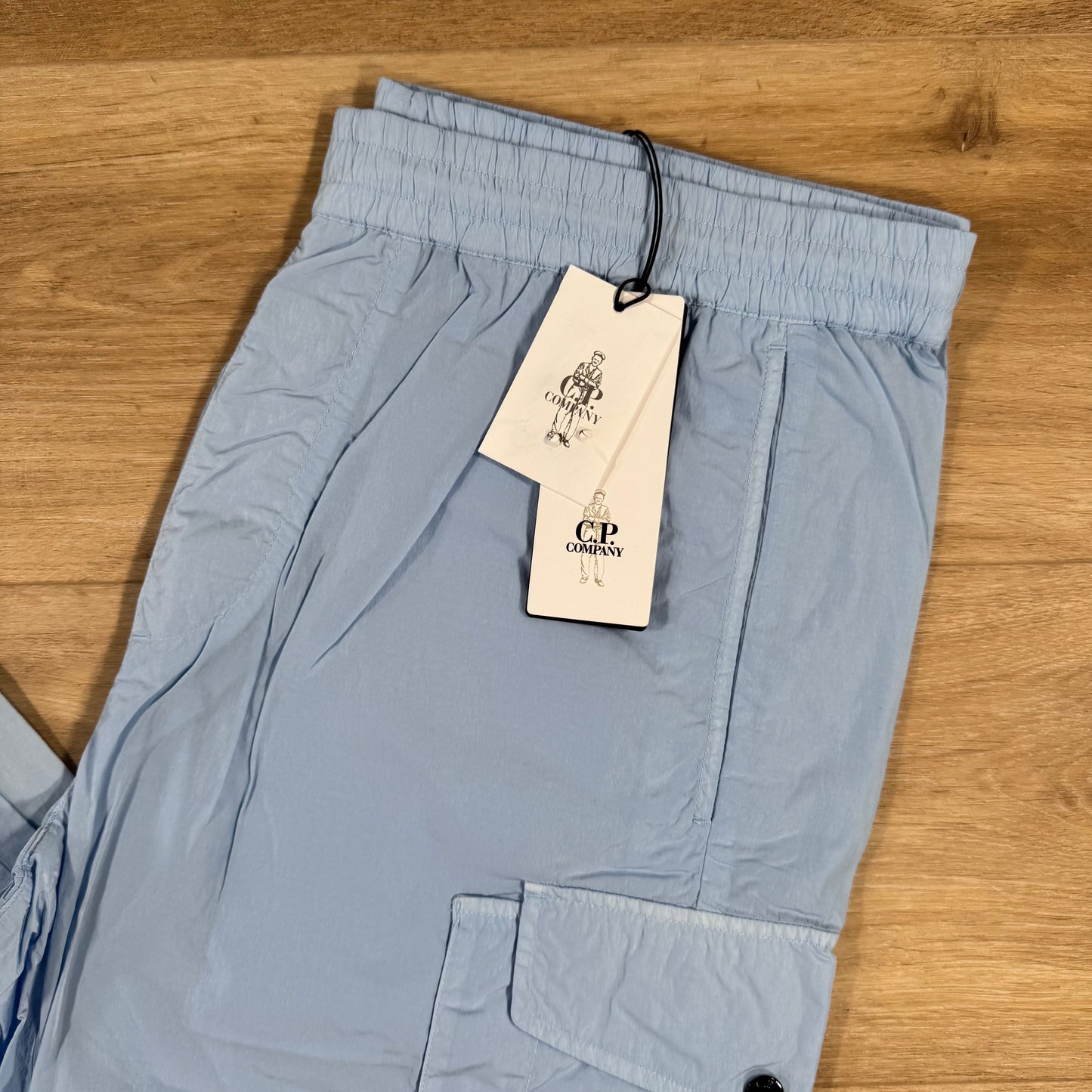 CP Company Chrome-R Regular Lens Cargo Pants in Cerulean - Light Blue