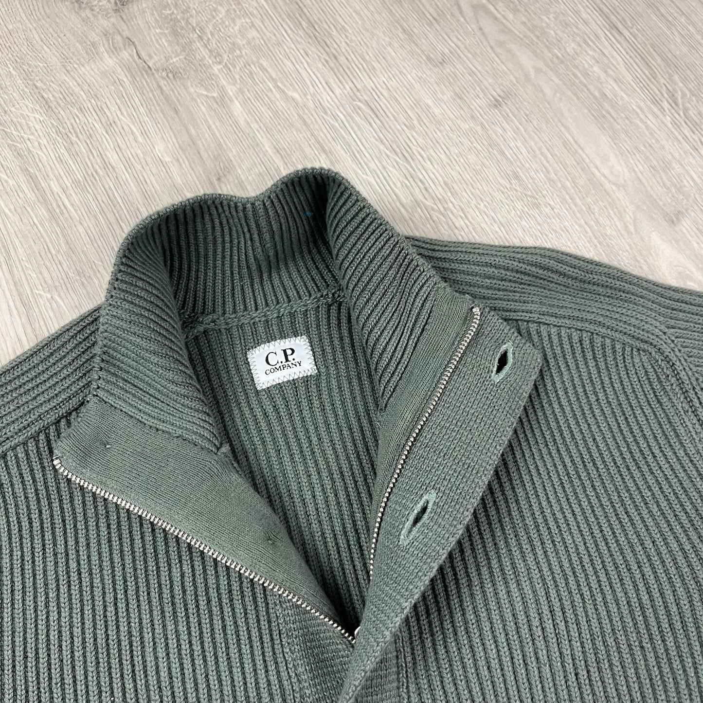 CP Company Knit Fleece - Gunmetal