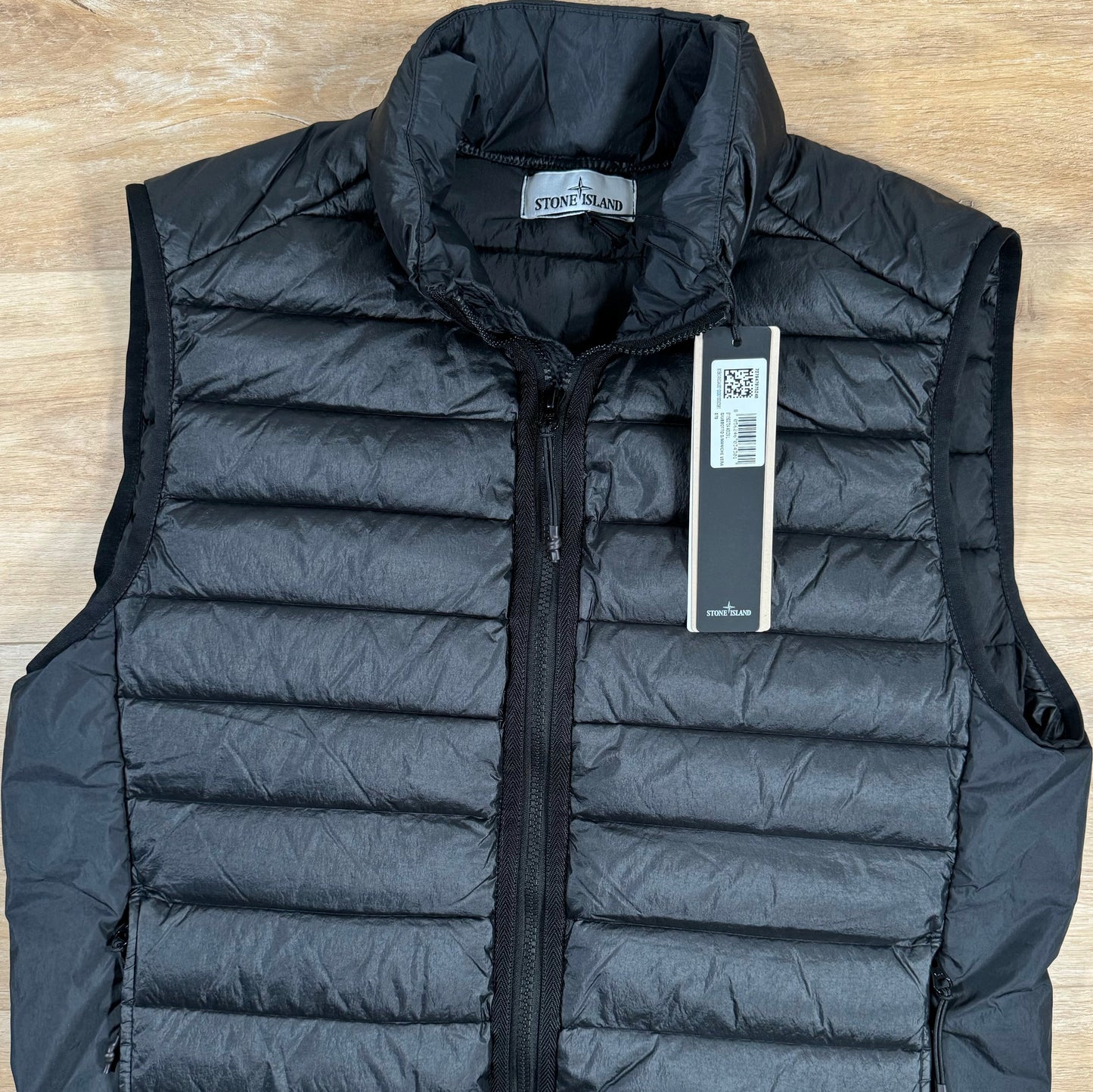Stone Island Nylon Down-TC Vest in Black