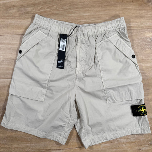 Stone Island Stretch Tela Bermuda Shorts in Sand
