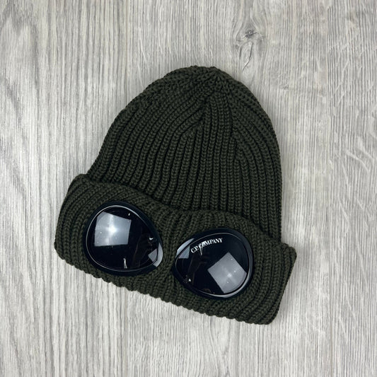 CP Company Goggle Beanie - Ivy Green