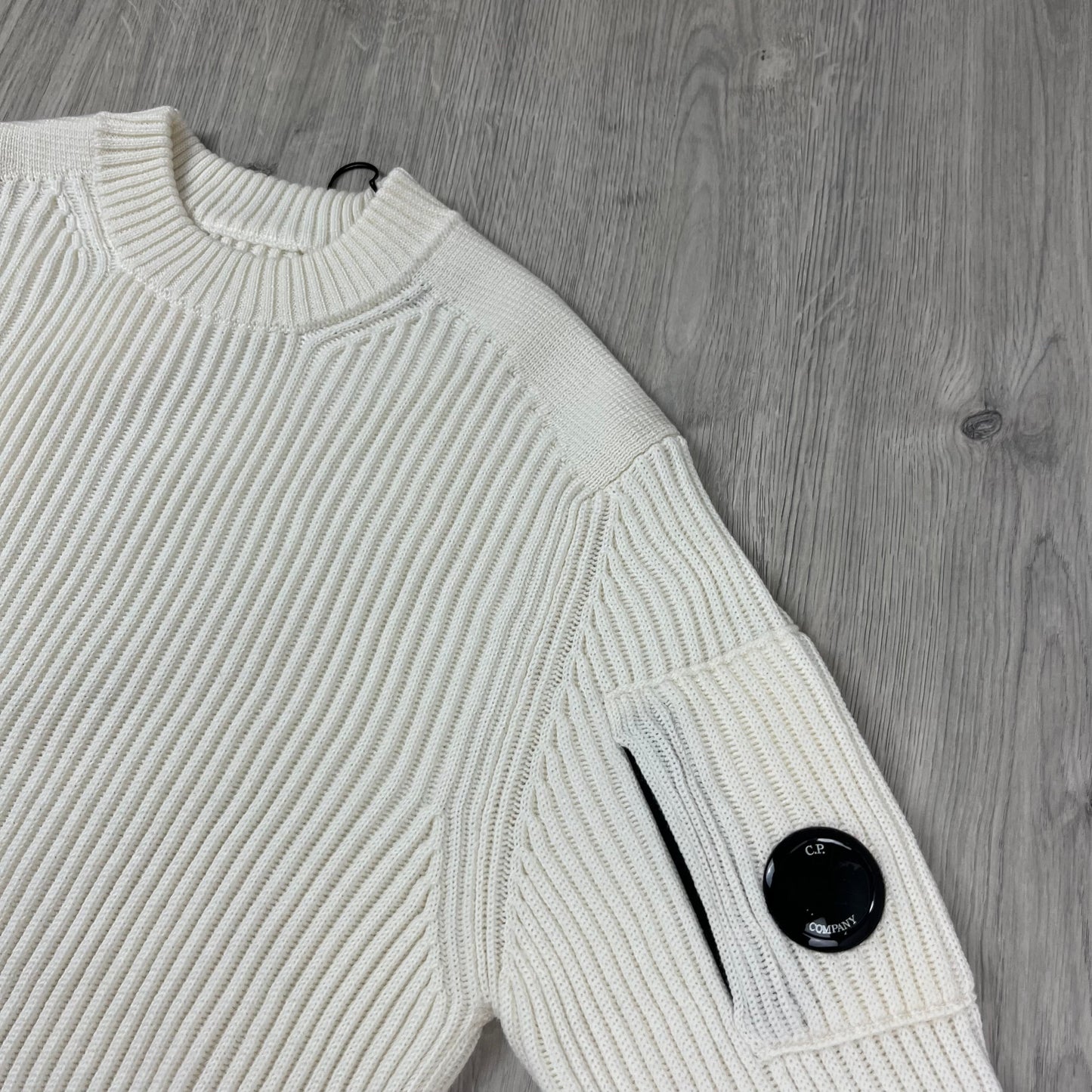 CP Company Knit Sweatshirt - White