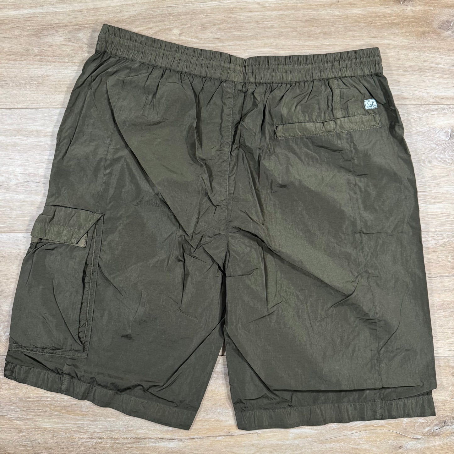 CP Company Chrome-R Cargo Shorts in Ivy Green