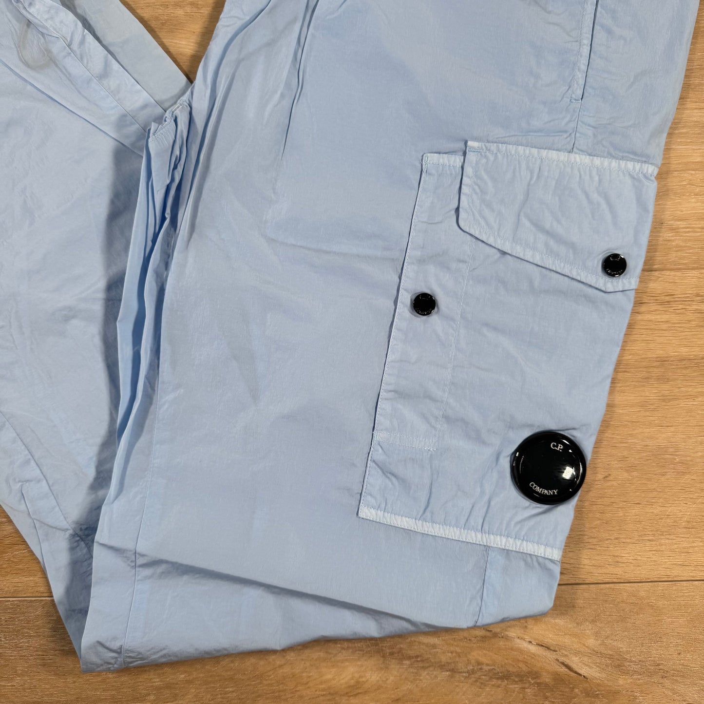 CP Company Chrome-R Regular Lens Cargo Pants in Cerulean - Light Blue