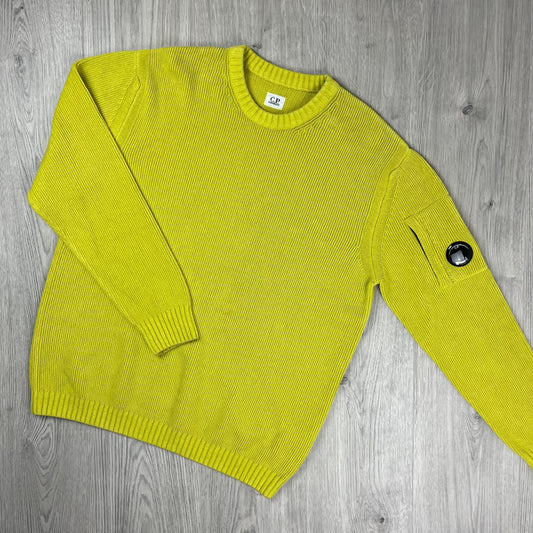 CP Company Chenille Sweatshirt - Green Sheen