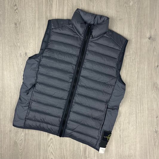 Stone Island Padded Gilet - Avio Blue