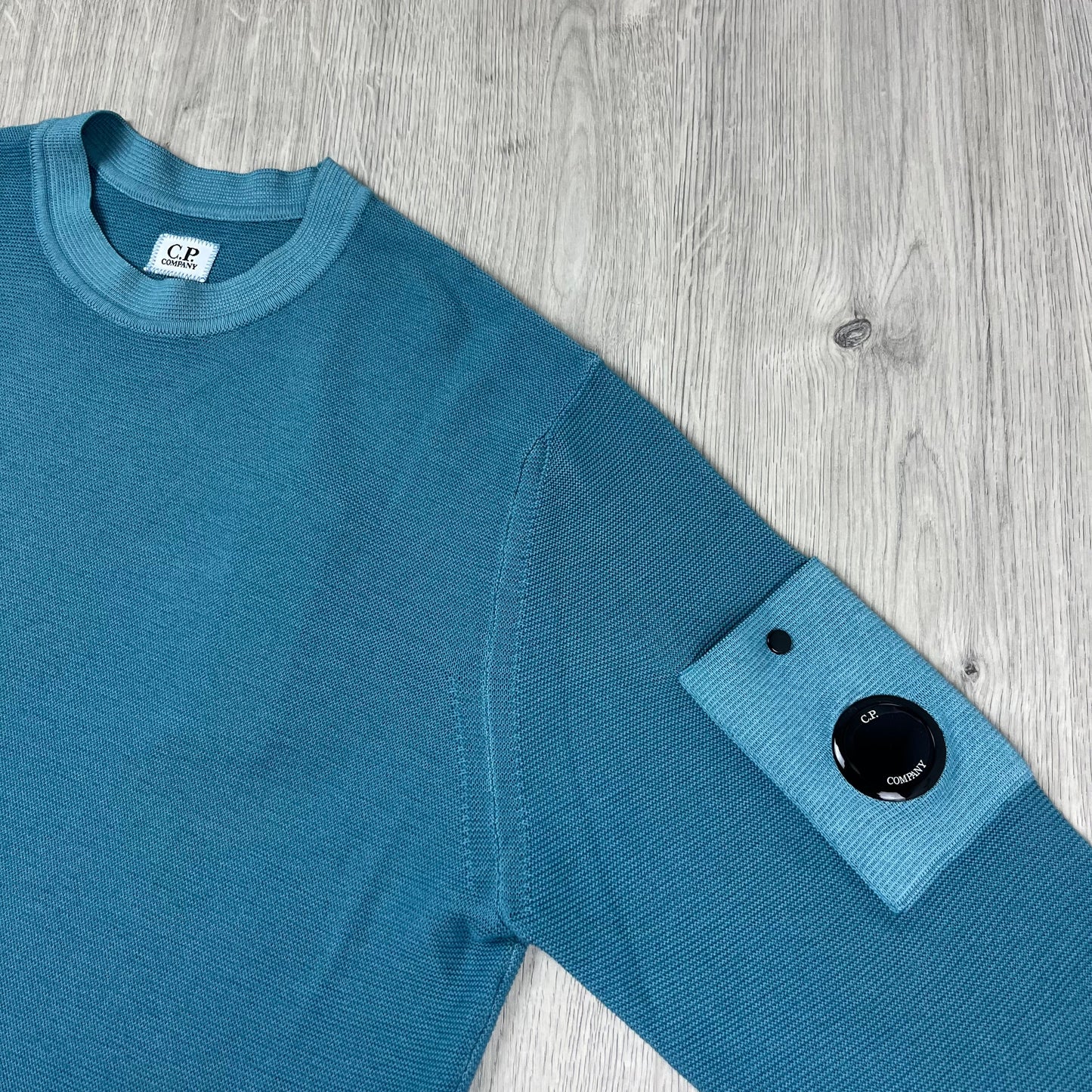 CP Company Knit Sweatshirt - Aegean Blue