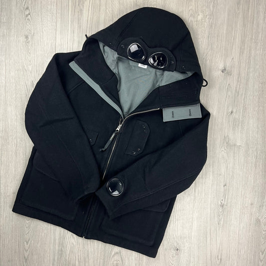 CP Company Duffel Goggle Jacket - Black