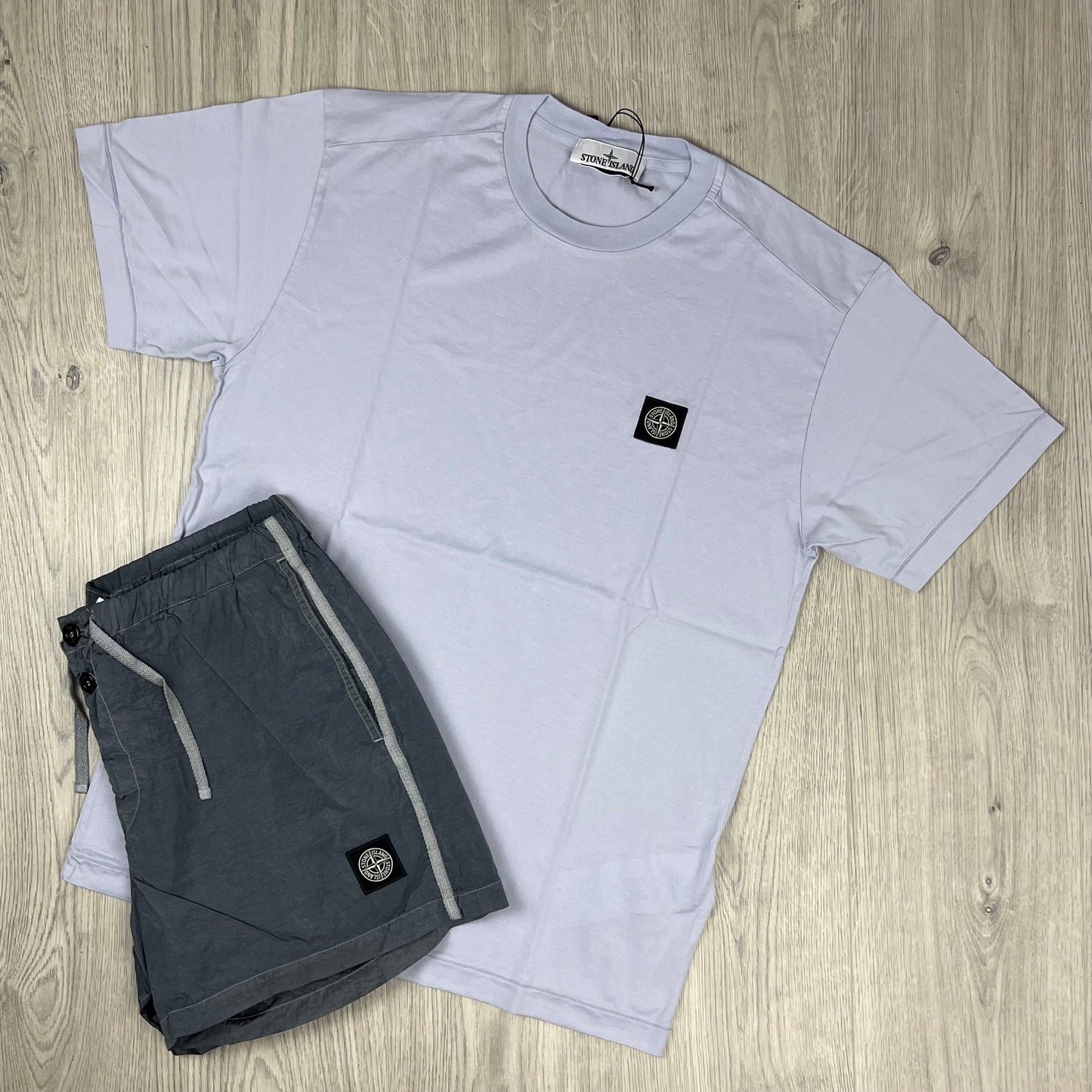 Stone Island Holiday Set - Lilac/Avio Blue