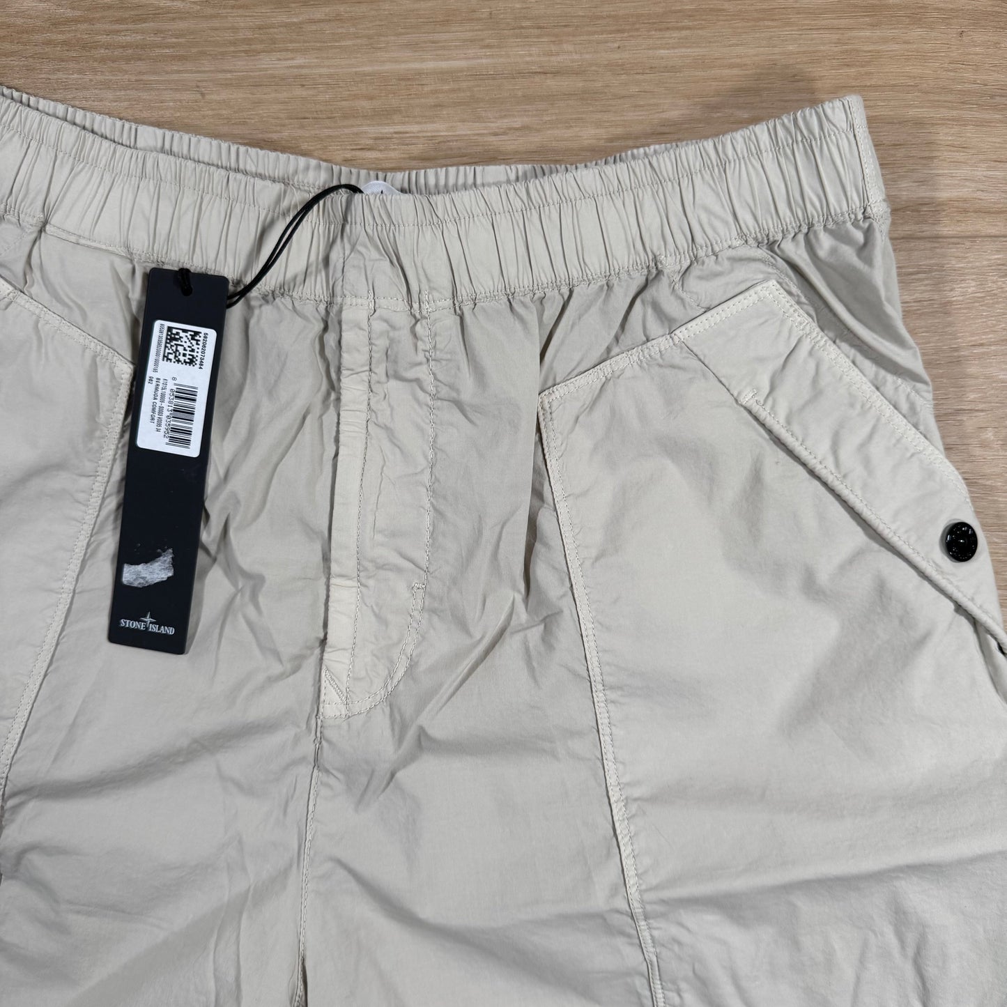 Stone Island Stretch Tela Bermuda Shorts in Sand