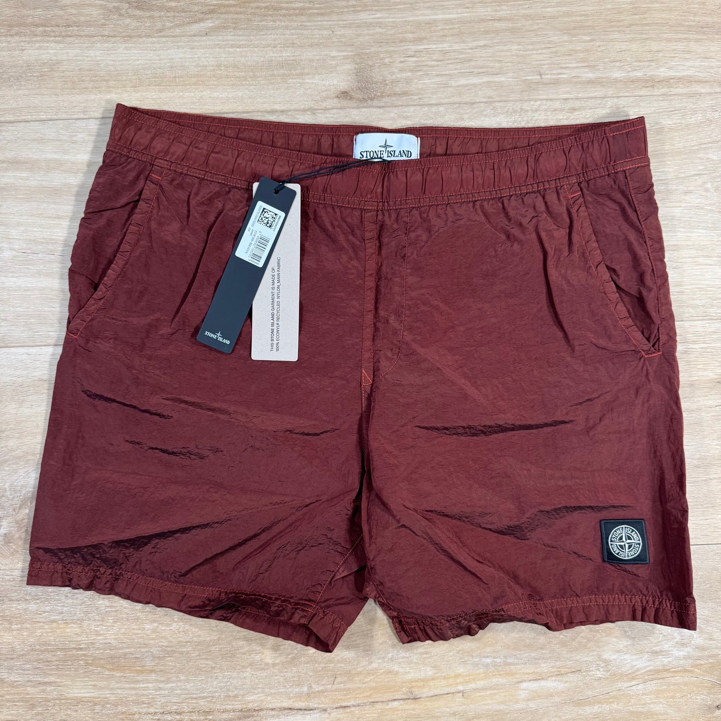 Stone Island Nylon Metal Swim Shorts in Copper