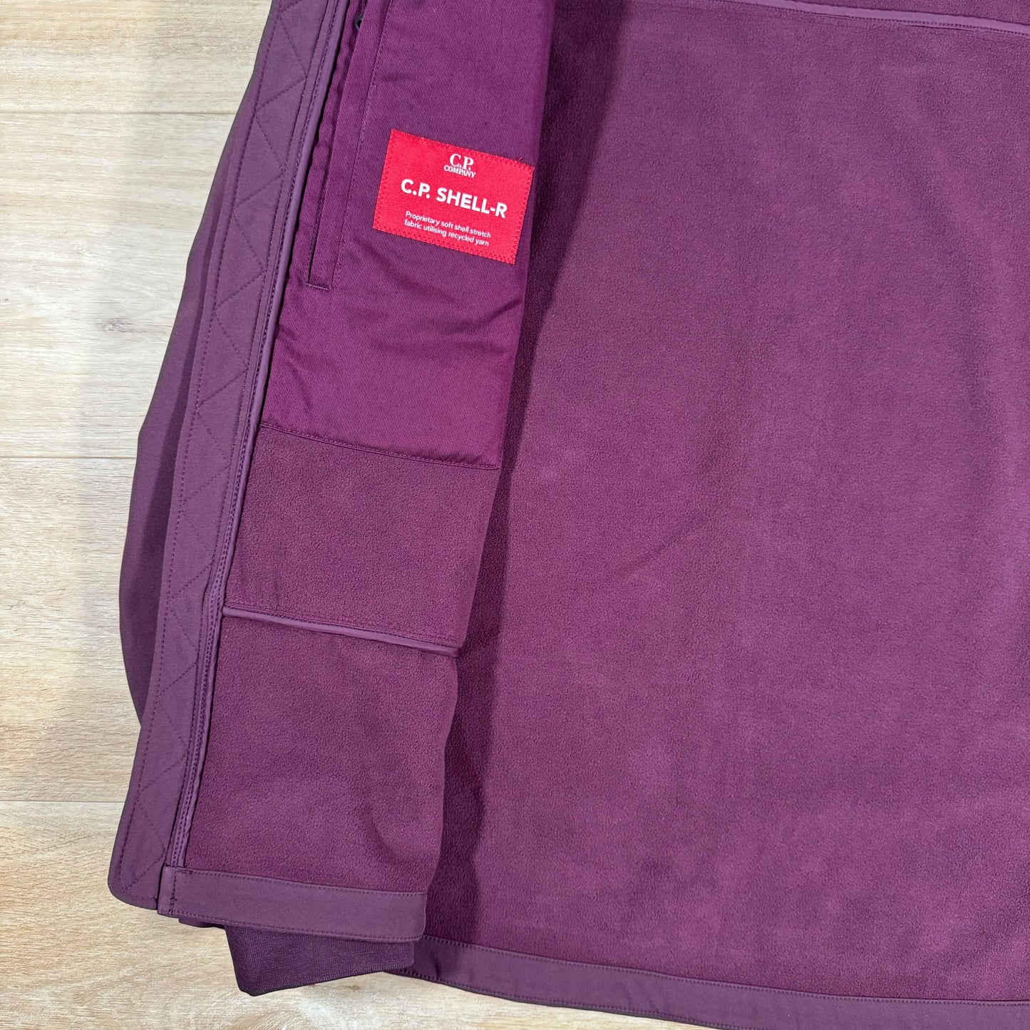 CP Company Shell-R Goggle Jacket in Potent Purple