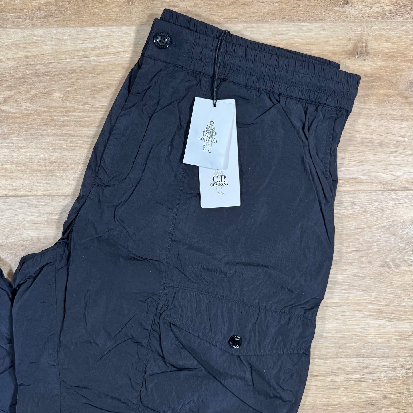 CP Company Chrome-R Cargo Lens Pants in Navy
