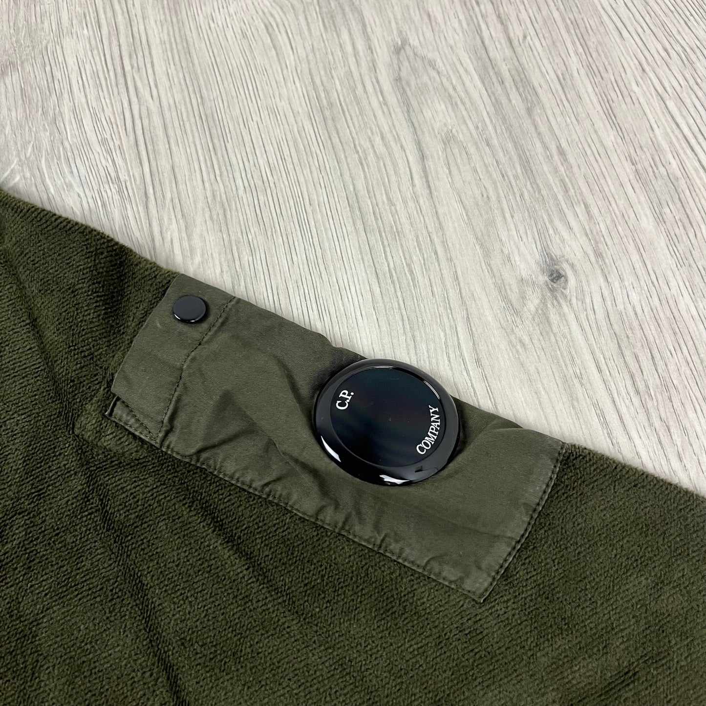 CP Company Raised Fleece Sweatshirt - Ivy Green