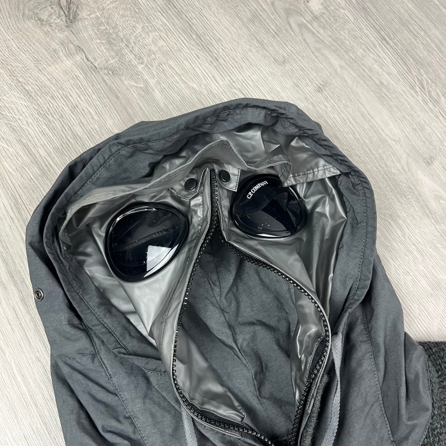 CP Company Knit Explorer Hoodie - Dark Shadow