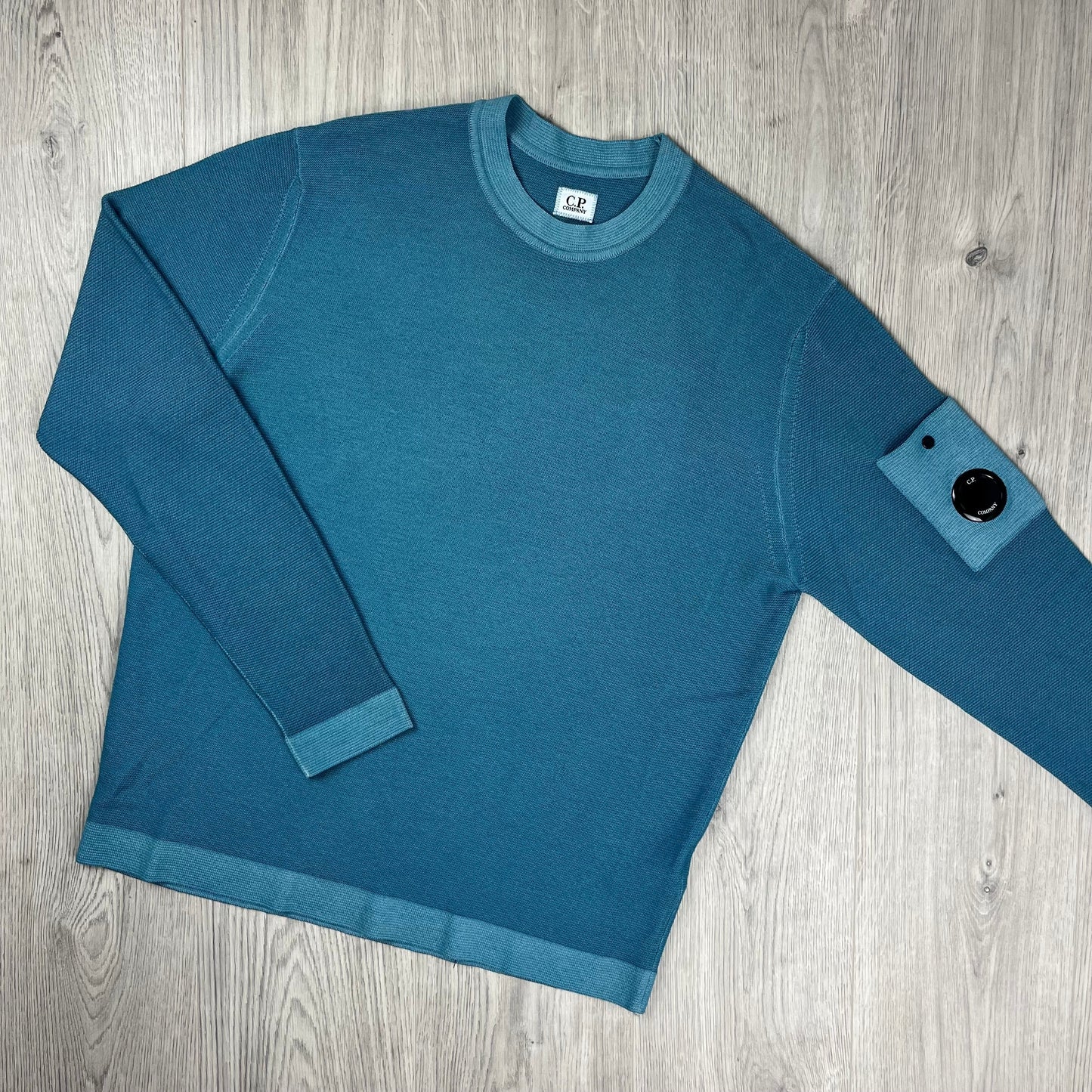 CP Company Knit Sweatshirt - Aegean Blue