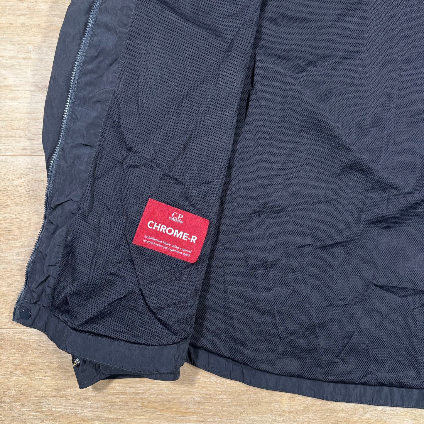 CP Company Chrome-R Lens Overshirt in Navy