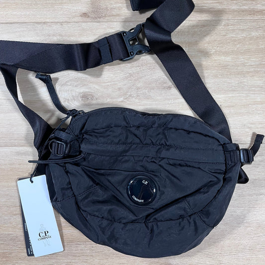 CP Company Nylon Crossbody Lens Bag in Black