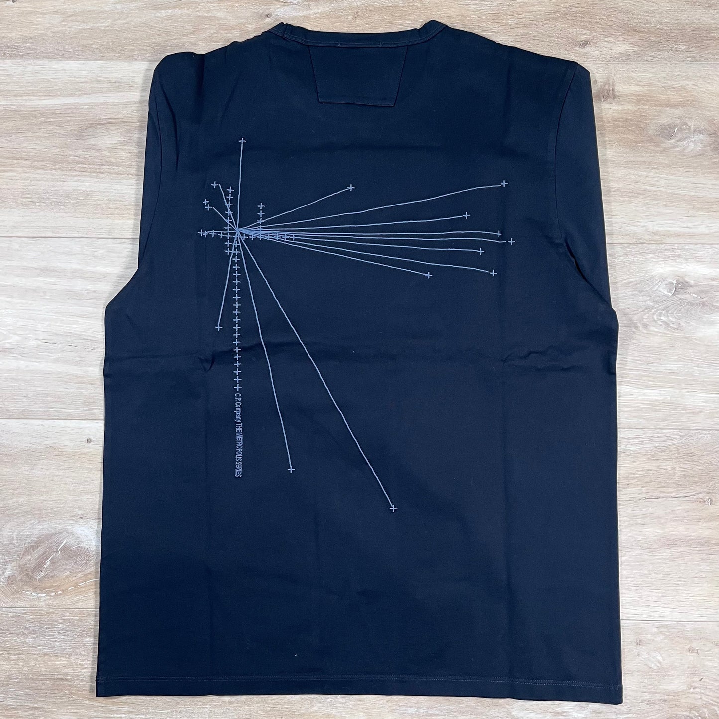 CP Company Metropolis Long Sleeved T-Shirt in Black