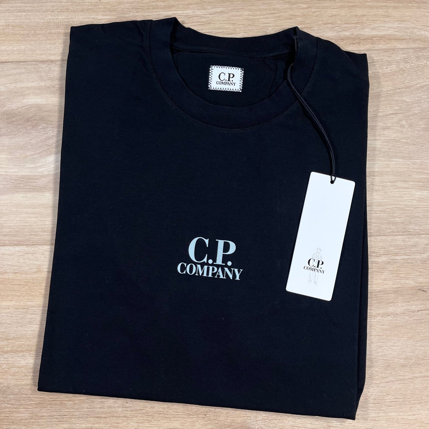 CP Company 30/1 Jersey British Sailor T-Shirt in Black