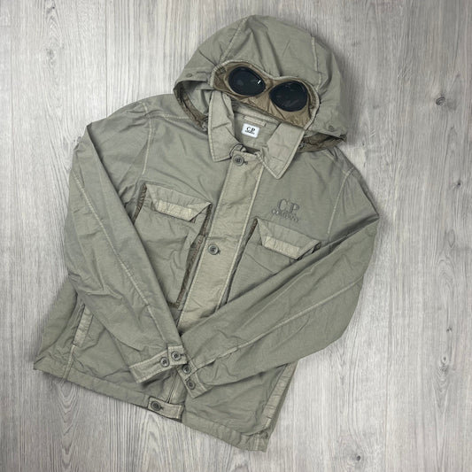 CP Company Goggle Overshirt - Vintage Khaki