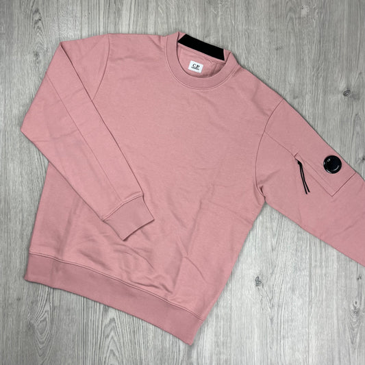 CP Company Raised Fleece Sweatshirt - Misty Rose