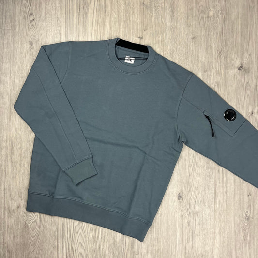 CP Company Raised Fleece Sweatshirt - Stormy