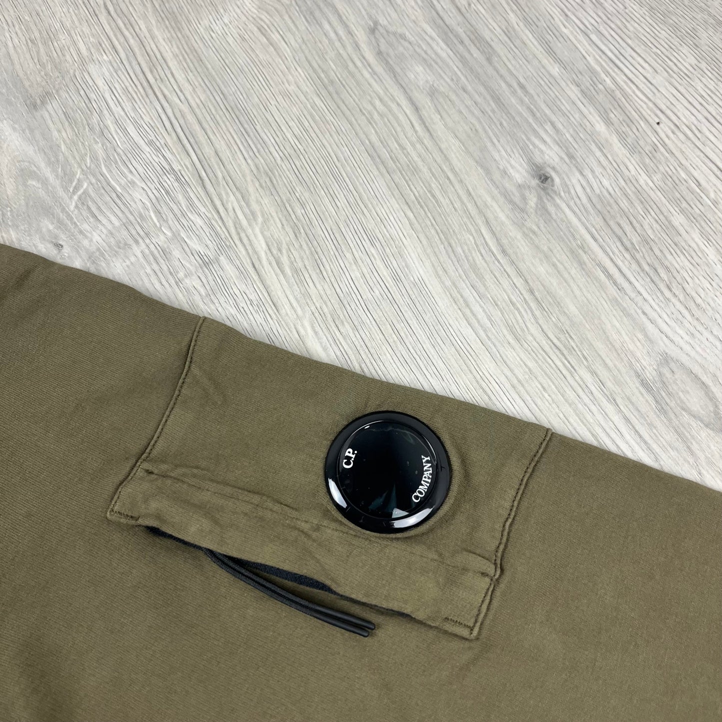 CP Company Light Fleece Zip Hoodie - Ivy Green