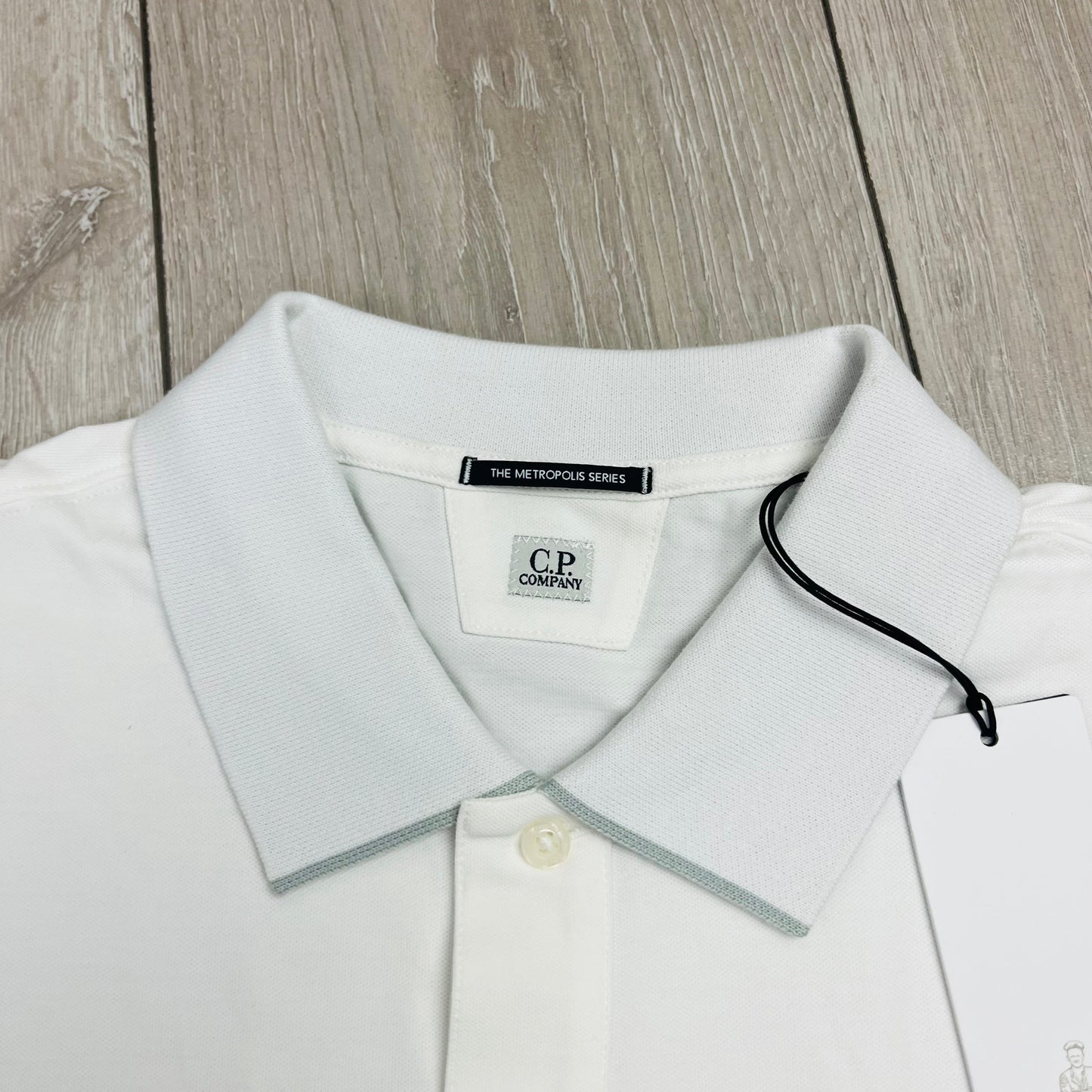 CP Company Metropolis Polo Shirt - White