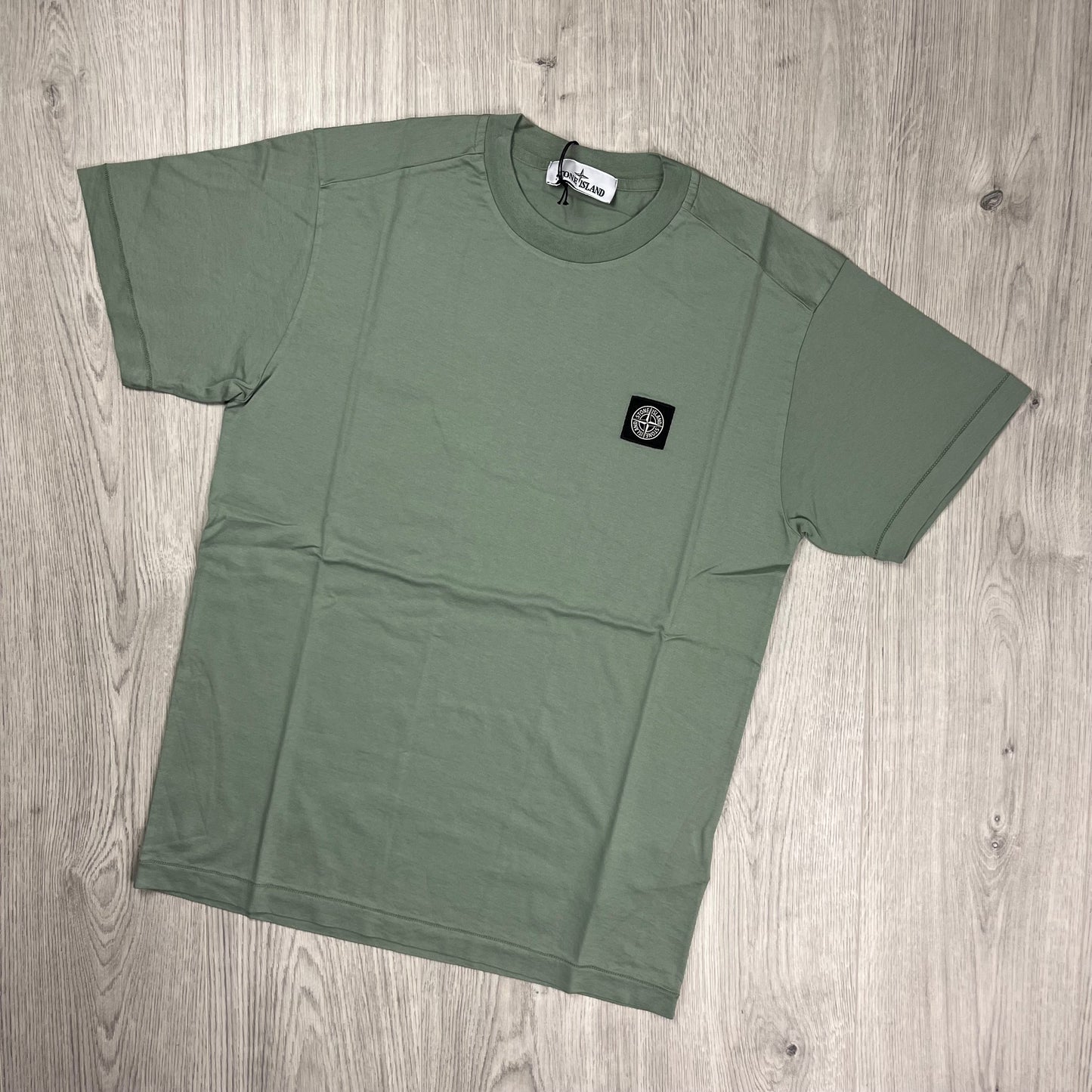 Stone Island Patch T-Shirt - Sage